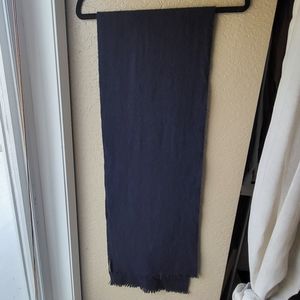 100% wool Banana Republic navy dress scarf